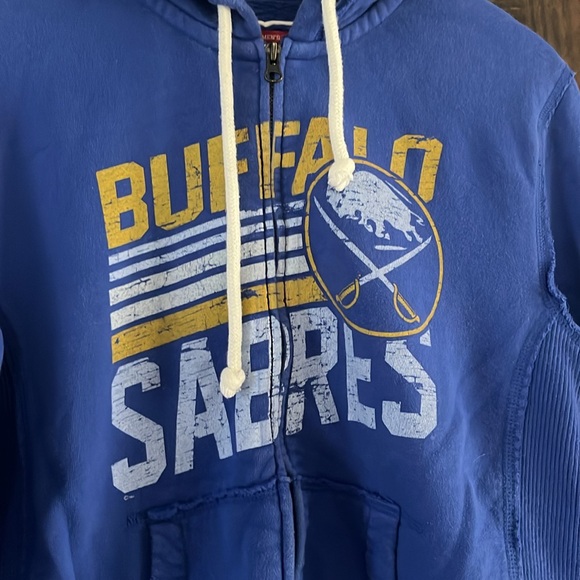 Mitchell & Ness Buffalo Sabres Zip up Hoodie - Picture 2 of 7
